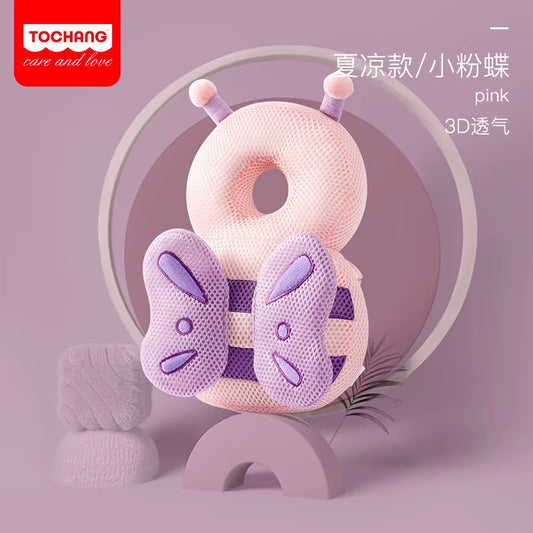 Baby Safety Head Protector Soft PP Cotton Cartoon Toddler Backpack Cushion Infant Child Headgear First Walk anti Collision