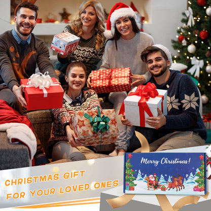 Christmas Candle Set, 8 Pack Christmas Scented Candles Gift Set, Bulk Stocking Stuffers for Coworkers Adults Women, Small Aromatherapy Candles Gift Baskets for Birthday Decoration Holiday